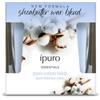 ipuro Essentials Candela Profumata COTTON FIELDS 125 g | in Vetro con Cotone, Vaniglia e Muschio - 23h Durata - Candela Decorativa per Soggiorno e Camera da Letto