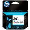 Hp - Cartuccia ink originale - 301 - C-M-Y - CH562EE - 165 pag (unità vendita 1 pz.)