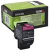 Lexmark - Toner - Magenta - 70C20M0 - return program - 1.000 pag (unità vendita 1 pz.)