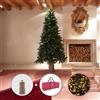 Enzo De Gasperi EDG Enzo de Gasperi Offerta Albero di Natale Pino Merano 180 cm + Base Tronco + 500 Miniled + Borsa