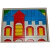 Erzgebirgische Holzspielwaren Ebert GmbH Gioco IN Legno Costruzioni Castello Lxaxp 37,5x28,5x4,5cm Nuovo Legno Kit