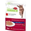 Natural trainer cat adult bocconcini manzo 85gr