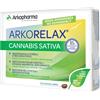 ARKOFARM Srl Arkorelax cannabis sativa integratore rilassante per stress con rodiola, magnesio e vitamina B6 30 compresse