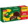FARMAFOOD Srl Giusto Senza Glutine Disco Wafer Cioccolato Gianduia Fondente e Arancia 3 x 24 g