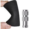 Generisch Adattatore per valvola bicicletta con rivestimento in spugna | Adattatore per pompa per bicicletta, compressore per mountain bike, bici da corsa, compressore, officina meccanica