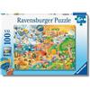 Ravensburger - Puzzles XXL Quattro Stagioni Di Divertimento | Puzzle 6 Anni In Su | Puzzle 100 Pezzi Per Bambini Da 6 Anni In Su | Puzzle Bambini 36 X 49 Cm | Puzzles Ravensburger