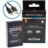 Patona Batteria al platino con ingresso USB-C per Olympus BLS-5"
