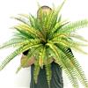 Kmitang 50/65 cm Grande Felce Artificiale Piante di Palma Tropicale Falso Persiano Appeso a Parete Palma Foglie di Plastica che Cadono per la Decorazione Esterna