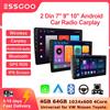 ESSGOO 2 Din Autoradio Carplay Android Auto 7 9 10 pollici 4G 64G Lettore multimediale universale DSP FM RDS AHD GPS WIFI Autoradio