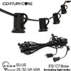 Grensk Catena di Luci con Attacchi E12, Base C7, Cavo Elettrico EU/US, Collegabile, Impermeabile, per Decorazioni Matrimoni, Compleanni e Feste