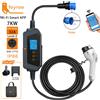feyree Caricatore EV Portatile Feyree Tipo 1 7KW 32A Monofase con Presa J1772 e Cavo da 5m, Versione con Controllo Smart APP WIFI per Veicoli Elettrici
