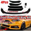 NONE Nuovo 4pc Universale Auto Paraurti Anteriore Splitter Lip Diffusore Guard Per Honda Civic Per Accord 9TH 10TH Per BMW F30 F80 M3 F82 M4