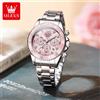OLEVS 5632 Orologio da donna elegante orologio al quarzo di lusso scala zircone impermeabile luminoso automatico data orologio da donna regali originali