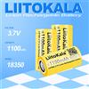 liitokala 1-90 pz LiitoKala Più Alta Capacità 18350 1100 mah Batteria INR18350 3.7 V Batterie Ricaricabili Batteria Li-Ion Per I Giocattoli di Alimentazione