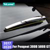 YaLumei Per Peugeot 3008 5008 GT MK2 2017 2018 2019 2020 Auto Baule Posteriore Finestra Tergicristallo Trim Sovrapposizione Copertura Lama Ugello Contorno Accessori