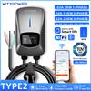 WityPower Caricatore EV WityPower Tipo 2 7kW 11kW 22kW Wallbox 1/3 Fase Controllo WiFi APP RFID Corrente Regolabile Stazione di Ricarica per Auto