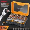 Hi-Spec Set di Chiavi a Bussola Mini con Cricchetto Hi-Spec 72-T, Kit Cacciavite Magnetico con Cacciaviti Torx e Inserti