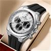 NAVIFORCE Orologio da Polso NAVIFORCE da Uomo, Lusso, Moda, Quarzo, Sportivo, con Display 24 Ore, Finestra Data, Impermeabile, Cronografo, Regalo Maschile