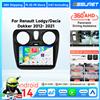 OSSURET Autoradio Android 14 con Carplay per Renault Lodgy Dacia Dokker 2012-2021, GPS 2DIN, Lettore Multimediale Video, Telecamera 360, Schermo Intelligente 9.7862 Pollici, Unità Principale 4G WIFI SWC RDS