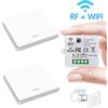 NONE Mini Interruttore Wireless Smart Touch a Singolo Canale, Pulsante RF 433Mhz, Telecomando a Pannello da Parete per Lampade LED Domestiche