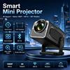 NONE ZNLYRION Mini Proiettore Smart 4K con Decodifica 720P Nativa, Android 11.0, WiFi6, BT5.0, Home Theater Portatile, Correzione Automatica Keystone, Display 130"