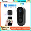 NONE Campanello Podofo con Visione Notturna, Controllo APP, Impermeabile IP64, Videocitofono WIFI, Telecamera di Sicurezza, Supporto USB e Scheda TF