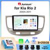 Junsun Autoradio Junsun wireless CarPlay Android Auto per Kia Rio Mk2 (JB) 2005-2011 con ventola di raffreddamento integrata, navigatore GPS Android, lettore multimediale, WiFi, DSP, RDS, BT, SWC, schermo