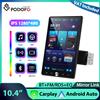 Podofo 10.4'' Lettore MP5 con Schermo Rotante 1Din, Carplay Wireless, Android Auto, Lettore Multimediale, EQ Audio, Bluetooth, USB, Mirror Link, Sistema Audio per Auto