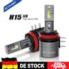 Bevinsee Lampadine LED Auto BEVINSEE H15 Abbaglianti + Luci Diurne DRL con Ventola Turbofan, Lampada Auto LED ad Alta Luminosità 6000K Bianco per BMW Audi Ford VW Benz Mazda 12V