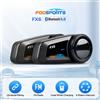 Fodsports FX6 motocicletta interfono bluetooth casco auricolare, 6 piloti, radio FM