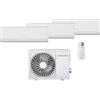 Electroline ELNKITTRIA505T9X condizionatore fisso Climatizzatore Trialsplit Bianco 9000 + 9000 + 12000 btu