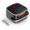 Moulinex Easy Fry XL Surface, Friggitrice ad Aria 1kg, Grande Superficie di Cottura, Doppia Resistenza, Visore per Monitorare la Cottura