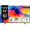 Samsung Mini LED AI TV 43'' UE43M70HAUXZT 4K, Processore Mini LED 4K, 4K Upscaling, Color Booster, OTS Lite, Metal Stream Design, Vision AI Smart TV, 202