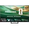 Hisense Smart TV MiniLED 144Hz 55'' 4K 55Q8S, Dolby Atmos 2.1 By Devialet, Dolby Vision IQ, HDR10+, Native 144Hz Game Mode, VIDAA OS con 1000+ APP, Alexa