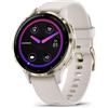 Garmin Venu 3S 3,05 cm (1.2'') AMOLED 41 mm Digitale 390 x 390 Pixel Touch screen Oro, Avorio Wi-Fi GPS (satellitare)