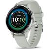 Garmin Venu 3S 3,05 cm (1.2'') AMOLED 41 mm Digitale 390 x 390 Pixel Touch screen Grigio, Argento Wi-Fi GPS (satellitare)