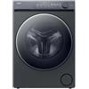Haier X Series 7, Lavatrice Carica Frontale 12 KG, 40% più efficente della classe A, 1400 giri, Antracite, Direct Motion, Vapore, Wi-Fi, Smart AI, Scrusc