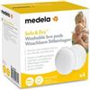Medela Safe & Dry Coppetta Assorbilatte Lavabile 4 Pezzi