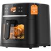 VIOMI 8L Vortex Max Friggitrice ad Aria 1800W, Telecamera, TFT 12-in-1 | Riconoscimento Cibo, Finestra Trasparente, 30-200°C, Cassetto Lavastoviglie, Friggere, Formato Famiglia, Garanzia 2 Anni