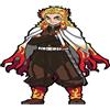 Demon Slayer FiGPiN Kyojuro Rengoku Collector Case #810