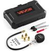 VEVOR Kit di Tester di Compressione per Motore Auto, Tester Manometro di Compressione del Cilindro Intervallo 0,7-13,8 Bar da Officina Garage Auto Moto, Custodia da Trasporto, 4 Adattatori