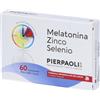 PIERPAOLI EXELYAS Srl Pierpaoli Melatonina Zinco Selenio 60 Compresse per Sonno e Jet Lag