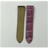Cartier Santos 100MM cinturino alligatore lilla lilac KD1M9S31 20/18mm
