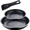 Bergner Set di 2 teglie (20+26cm) click & cook bergner
