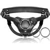 SuperLove Premium Strap-On Dildo Harness Black