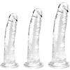 SuperLove Realistic Jelly Dildo Trainer Set Clear