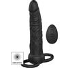 Hidden Desire Extreme Vibrating Double Trouble Anal Penetrator with Remote Black