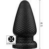 Hidden Desire Extreme Giant Dragon Butt Plug PVC Black XL