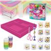 Giochi Preziosi Nano Craft - Set Deluxe Nano Crafts Design Studio - Crea Decorazioni Uniche con Cannucce, Elementi Decorativi, Nano Tape e Pompa ad Aria Inclusa, per bambini dai 6 anni