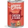 Edgard Cooper Pollo e Salmone Senior Cibo Umido per Cani Anziani - 6x400 gr - OFFERTA SPECIALE! 5+1 OMAGGIO!